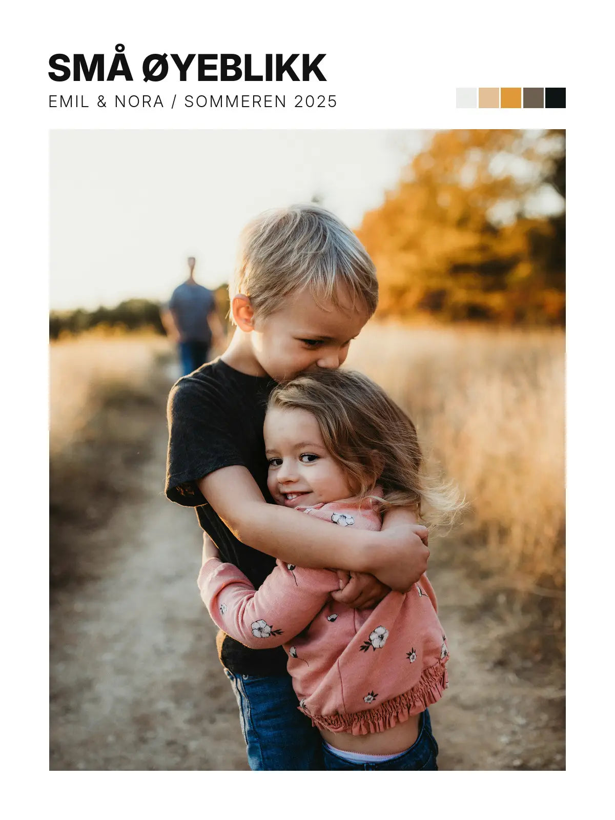 Plakat - Familieplakat med eget bilde