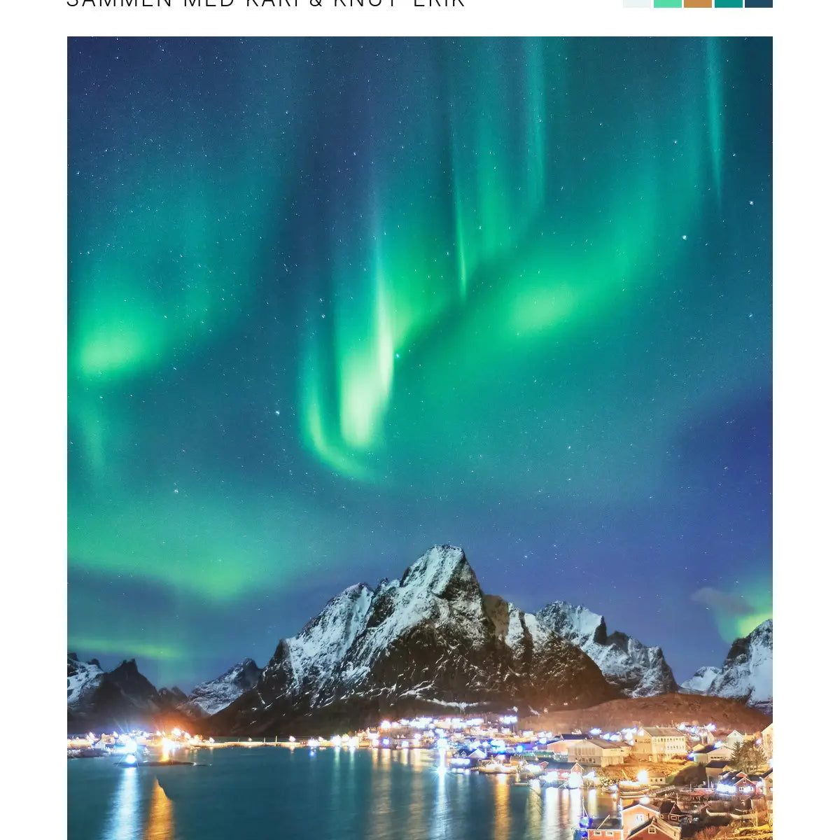 Plakat - Personlig naturplakat med eget bilde og tekst