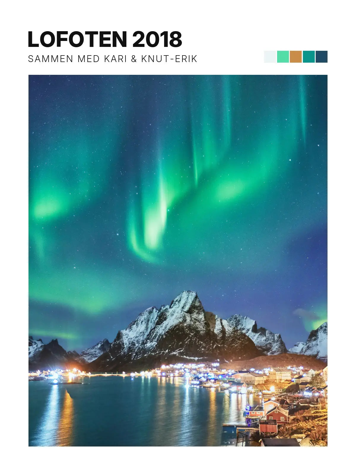 Plakat - Personlig naturplakat med eget bilde og tekst