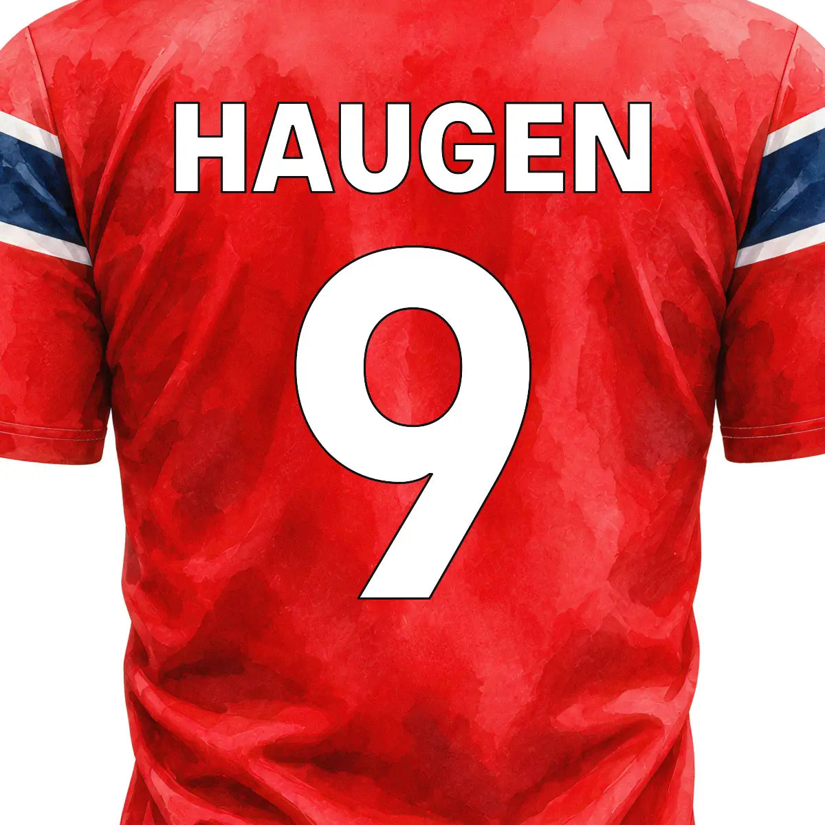 Plakat - Norge fotballplakat – Med navn og nummer