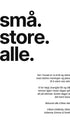 Plakat - Små. Store. Alle.
