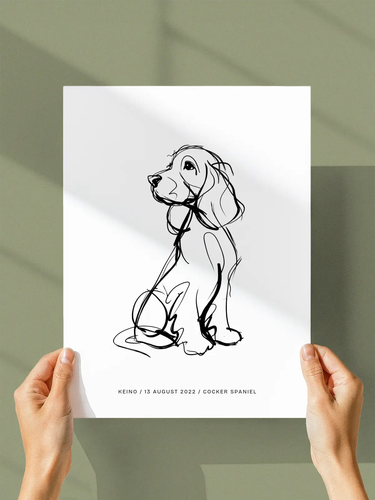 Cocker spaniel plakat