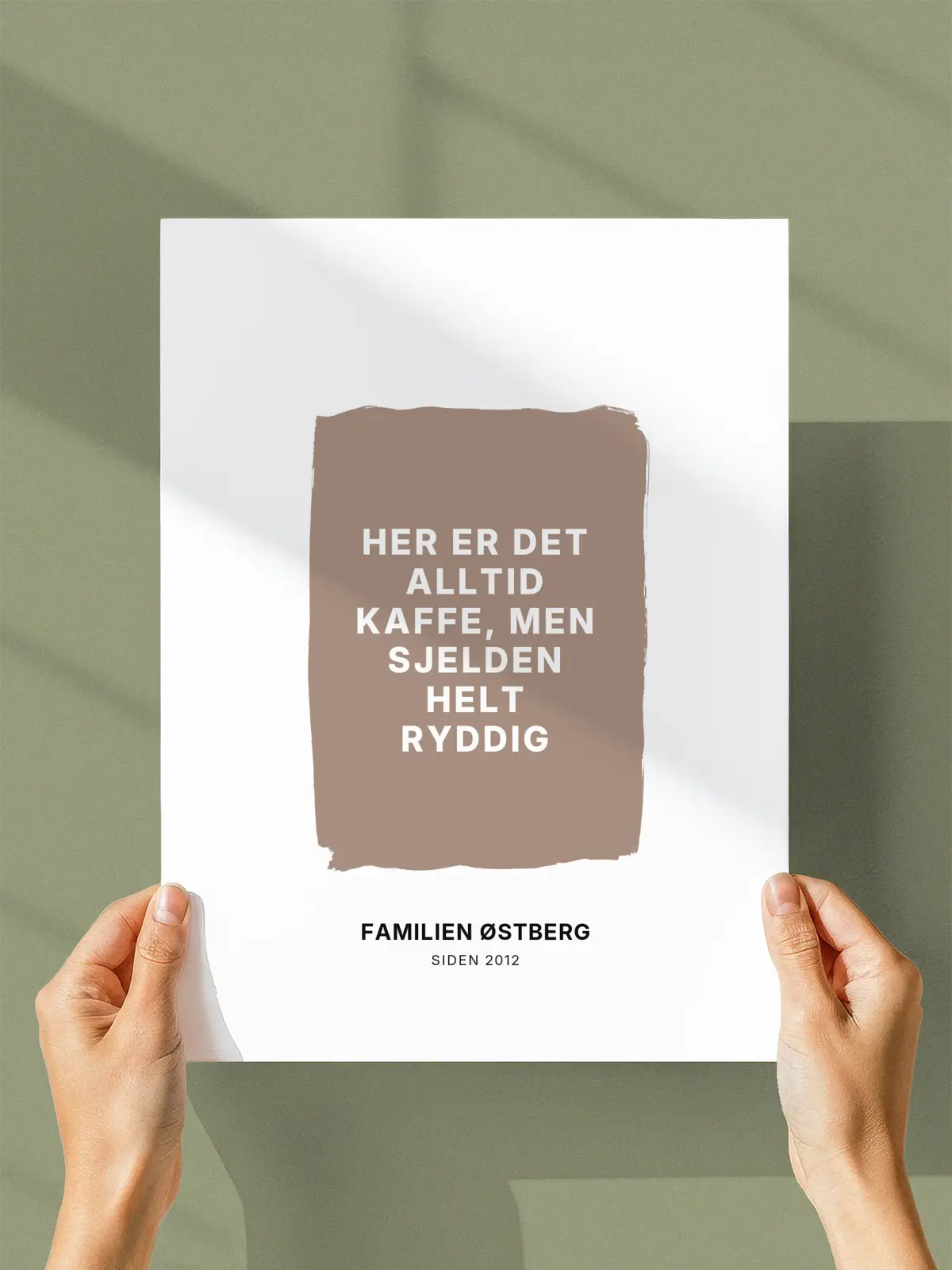 Her er det alltid kaffe