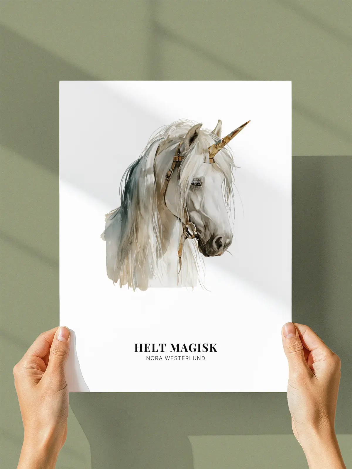 Unicorn personlig plakat