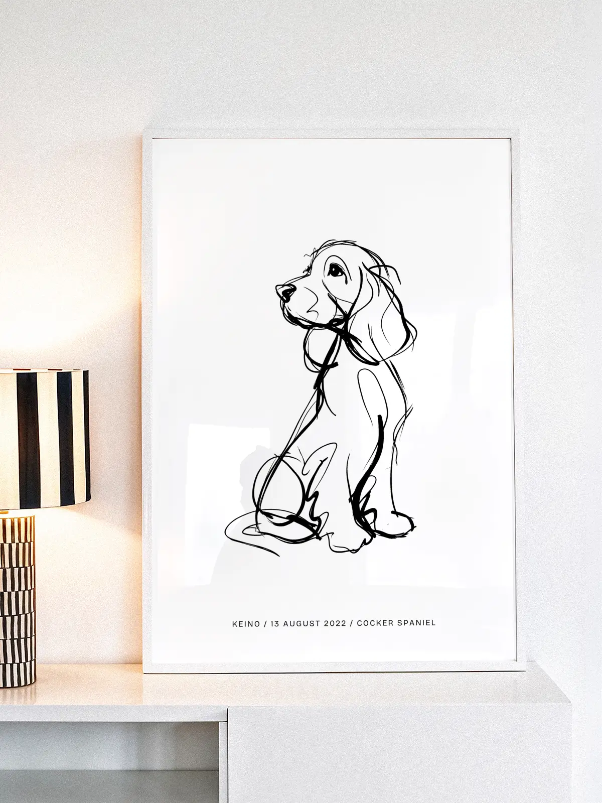 Cocker spaniel plakat