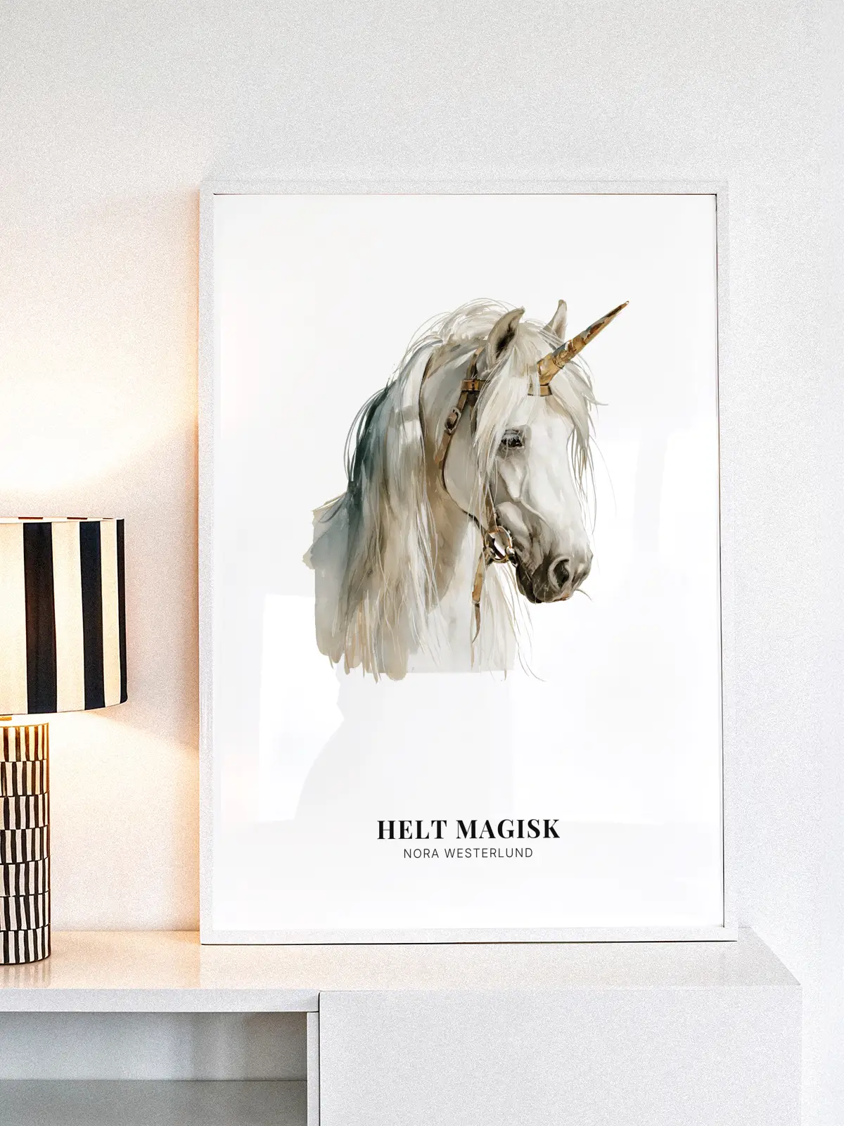 Unicorn personlig plakat