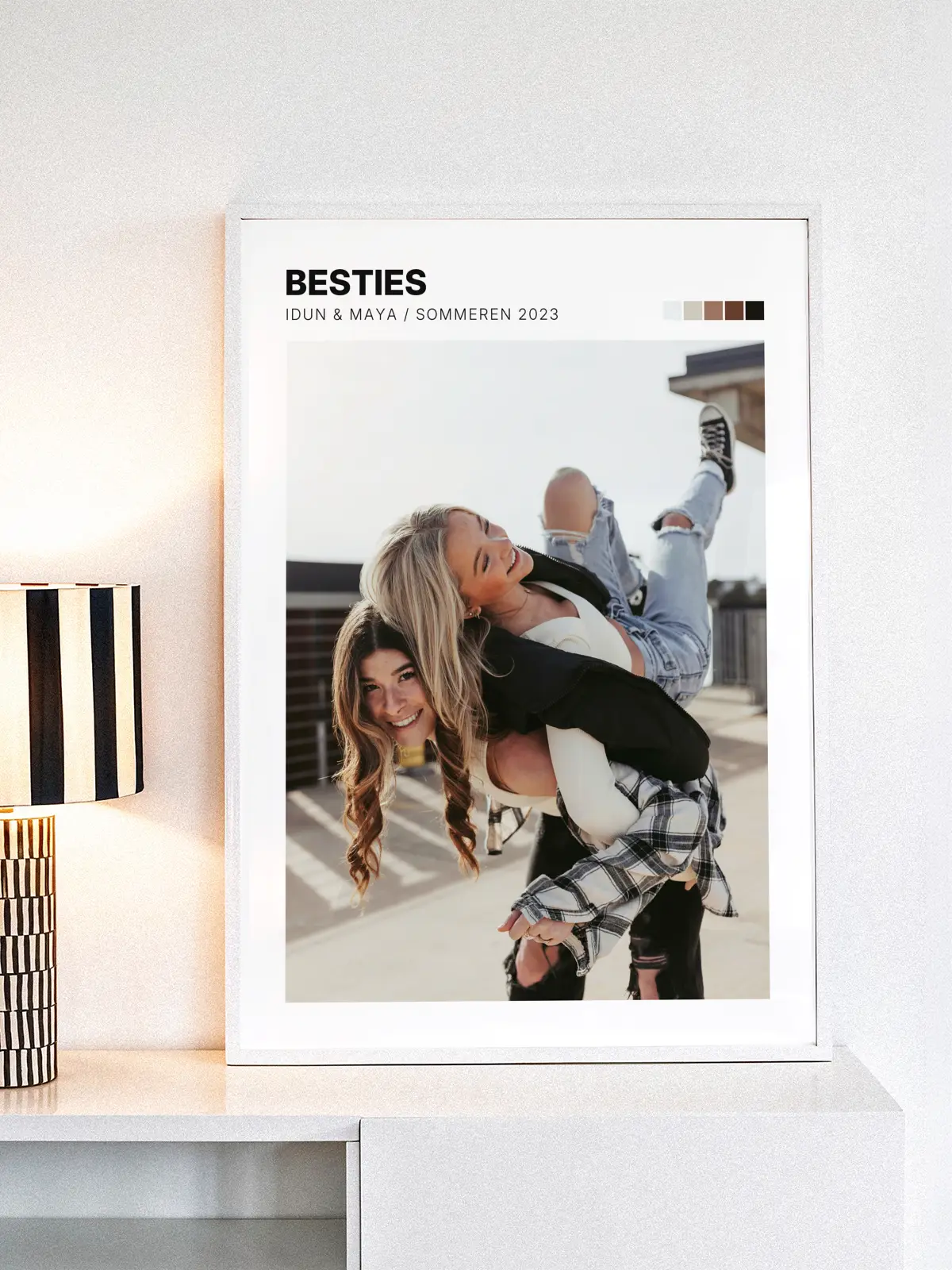 Venneplakat med eget bilde
