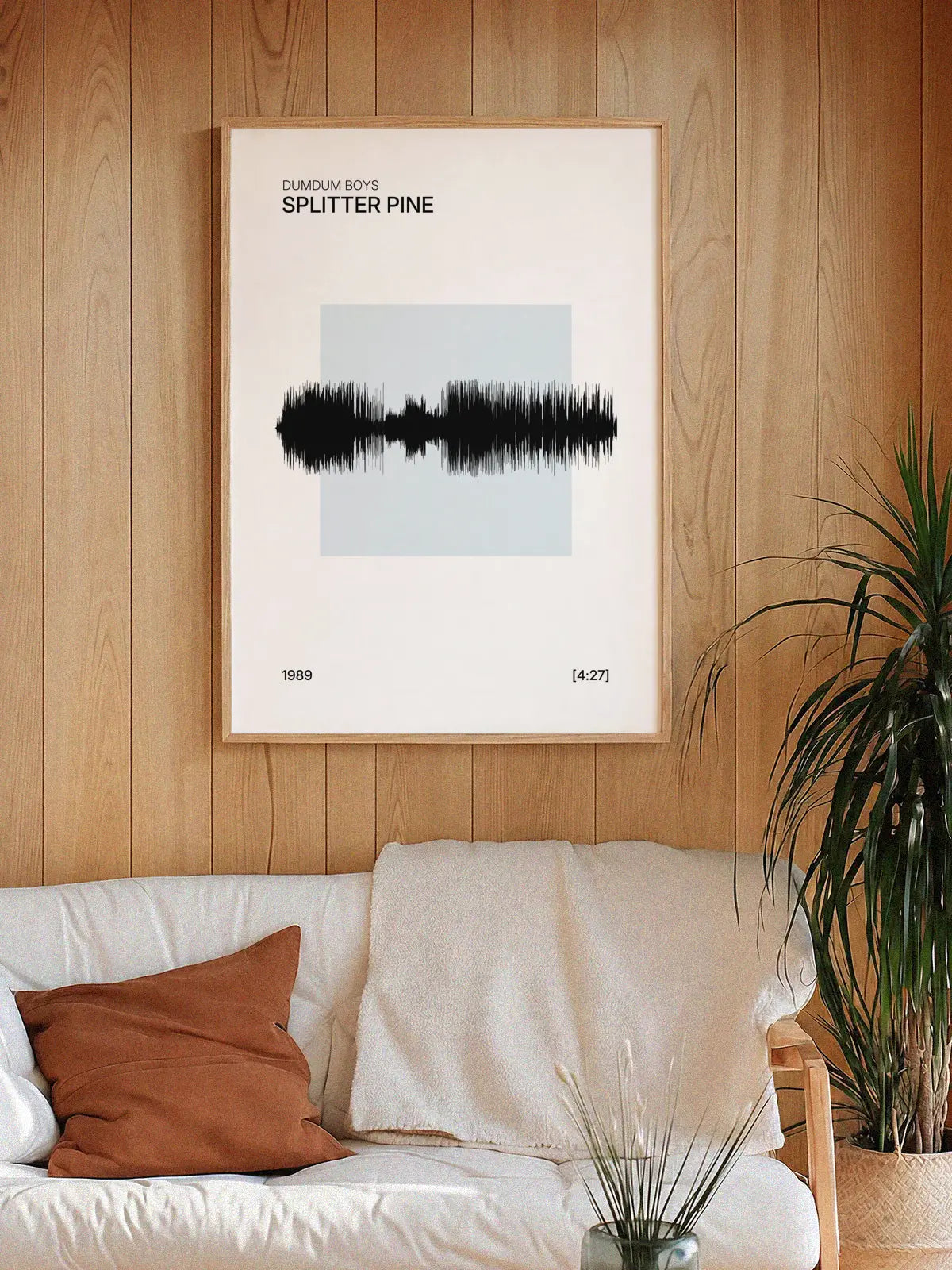 Personlig musikkplakat – Favorittsang med lydbølge