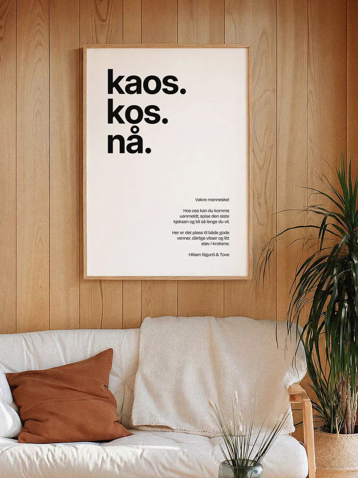 Kaos. Kos. Nå