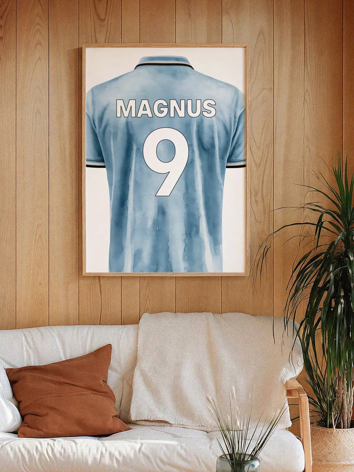 Manchester City inspirert fotballplakat