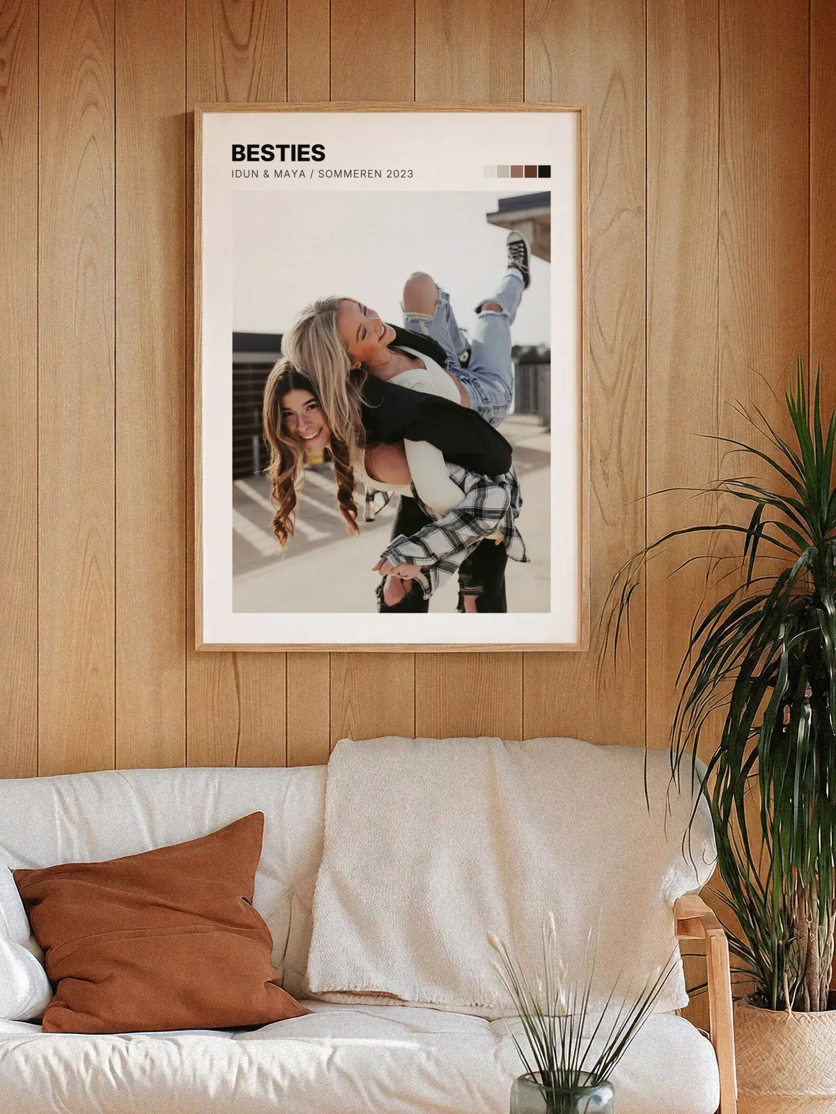 Venneplakat med eget bilde